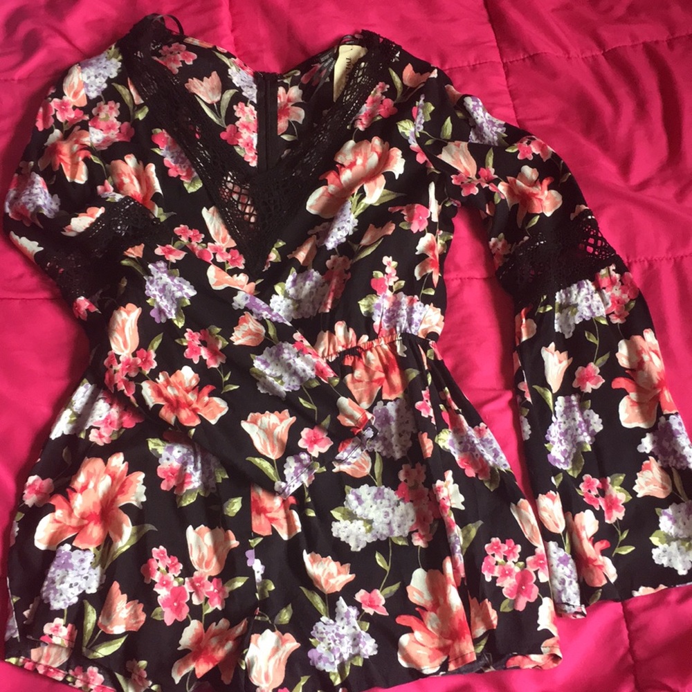 Gorgeous flowered romper